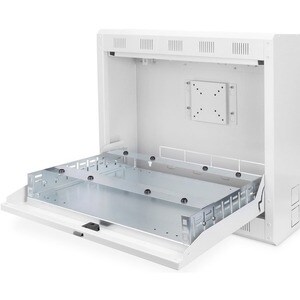 Assmann 2U Wandmontierbar Rackschrank für DVR, LAN-Schalter, Patchfeld, PDU - 482,60 mm Rack Width - Hellgrau - Stahl - 50