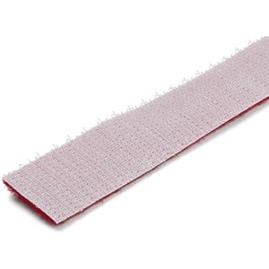 StarTech.com Kabelbinder - Rot - 1 Stück Paket - Kabelverbindungsstrip - 7,6 m Länge - Stoff