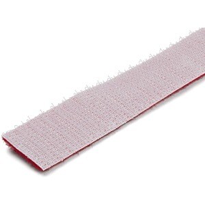 StarTech.com Kabelbinder - Rot - 1 Stück Paket - Kabelverbindungsstrip - 15,2 m Länge - Stoff
