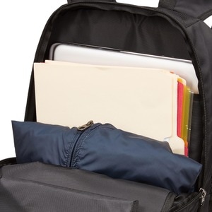 Case Logic KEYBP-2116 Carrying Case (Backpack) Notebook - Black - Polyester Body - Handle - 19.7" Height x 1.4" Width x 11