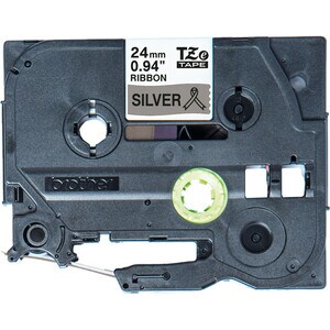 Brother P-touch Thermotransfer Druckbares Band - Silber - 24 mm x 4 m - Satin - 1er Rolle