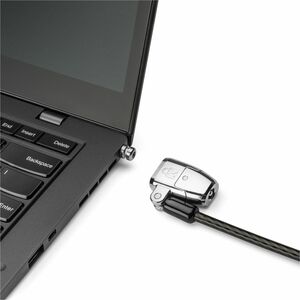 Kensington ClickSafe Cable Lock For Notebook - 1.80 m Cable - Patented T-bar/Key Lock - Carbon Steel - For Notebook