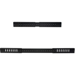 StarTech.com 4-Post 18U Mobile Open Frame Server Rack, 19" Network Rack with Casters, Rolling Rack for Computer/AV/Data/IT