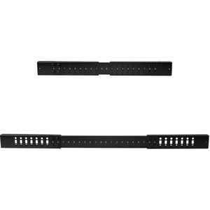 StarTech.com 4-Post 8U Mobile Open Frame Server Rack, 19in Network Rack with Casters, Small Rolling Rack for Computer/AV/D