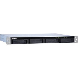 QNAP Laufwerksgehäuse SATA/600 - 1U Rackmount - 4 x HDD unterstützt - 4 x Gesamtschacht