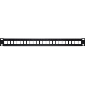 Panneau de brassage vierge TRENDnet TC-KP24 - 24 Port(s) - 1U Haut - Montable en rack