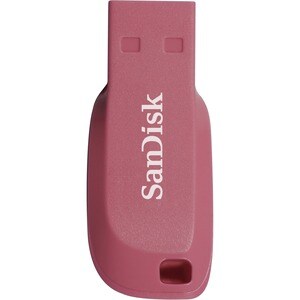 SanDisk Cruzer Blade 32 GB USB 2.0 Type A Flash Drive - Blue, Pink, Green - 128-bit AES - 3 / Pack