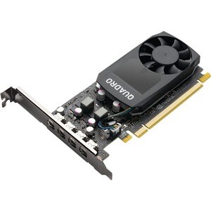 Scheda video PNY NVIDIA Quadro P1000 - 4 GB GDDR5 - Low-profile - 128 bit Ampiezza bus - PCI Express 3.0 x16 - DisplayPort