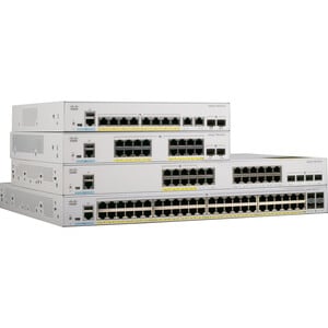 Cisco Catalyst 1000 C1000-48P 48 Ports Manageable Ethernet Switch - 2 Layer Supported - Modular - 4 SFP Slots - Twisted Pa