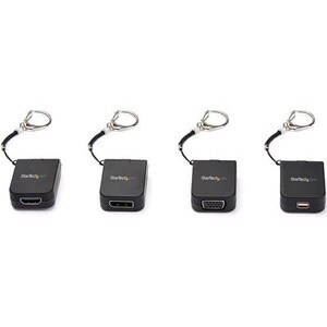 StarTech.com Compact USB C to DisplayPort 1.4 Adapter - 8K 60Hz DSC/4K USB Type-C to DP Video Converter w/ Keychain Ring -