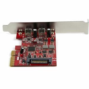 StarTech.com 2-Port USB 3.2 Gen 2 PCIe Card, USB-C 10Gbps PCI Express 3.0 x4 Controller, USB Type-C, Data Only, Windows/ma