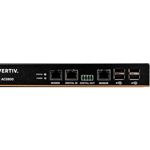 VERTIV ACS Device Server - 1000 MB - DDR3 SDRAM - Verdrilltes - 2 x Netzwerk (RJ-45) x USB - 2 x Serielle Schnittstelle - 