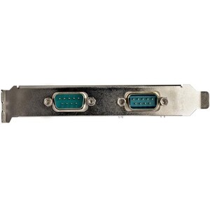 StarTech.com 2-port PCI Express RS232 Serial Adapter Card - PCIe to Dual Serial DB9 RS-232 Controller - 16950 UART - Windo