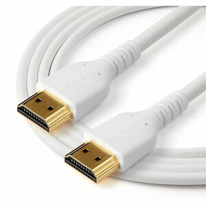 StarTech.com 6.6ft (2m) Slim HDMI 2.0 Cable, Flexible Premium HDMI Cord with Ethernet, 4K 60Hz HDR10, Aramid Fiber with TP