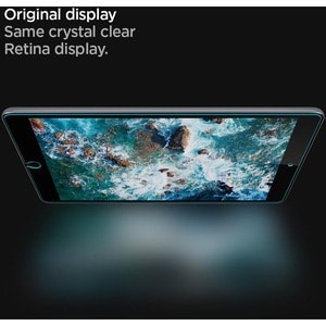 Spigen GLAS.tR SLIM Tempered Glass Screen Protector - Transparent - For 25.9 cm (10.2") LCD iPad Pro - Scratch Resistant, 