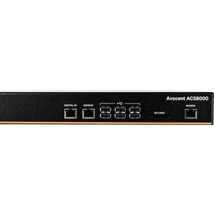 Console Server Vertiv Avocent ACS 8000 a 8 porte, con doppia alimentazione elettrica AC e modem analogico 1 GB | SDRAM DDR