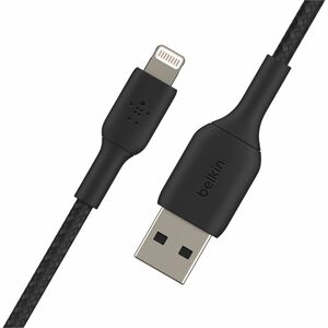 Belkin BoostCharge 2.01 m Lightning/USB Data Transfer Cable - Cable for iPad, iPad Pro, iPad mini, iPad Air, iPhone - Firs