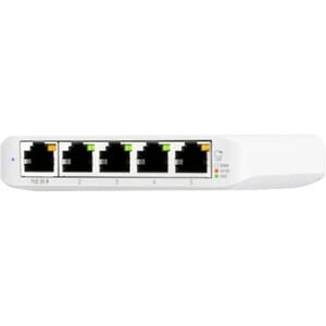 Ubiquiti USW-Flex-Mini Ethernet Switch - 5 Ports - Manageable - 2 Layer Supported - Twisted Pair - Desktop - 1 Year Limite