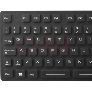 DSI WATERPROOF IP68 INDUSTRIAL USB KEYBOARD WITH NUMBER PAD - Cable Connectivity - USB Interface - 105 Key(s) - Windows - 