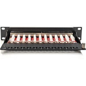 DIGITUS Professional 12 Port(s) Network Patch Panel - 12 x RJ-45 - Cabinet Mountable