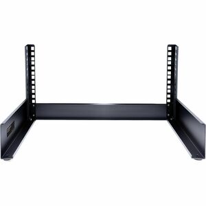 StarTech.com 4U Bodenstehend Rackrahmen für A/V-Geräte, LAN-Schalter, Patchfeld, Server - Schwarz - TAA-konform - Stahl - 