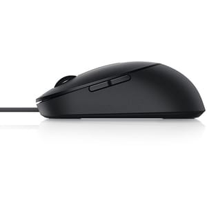Dell Wired Laser Mouse MS3220 - Black - Laser - Cable - Black - USB 2.0 - 3200 dpi - Scroll Wheel - 5 Button(s) - Right-ha