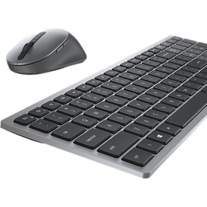 Dell Multi-Device Wireless Keyboard & Mouse Combo US English - KM7120W - Scissors Wireless Bluetooth/RF 5.0 2.40 GHz Keybo