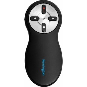 Kensington Wireless Presenter with Red Laser - Nano Receiver - Wireless - Radio Frequency - 2.40 GHz - Black - USB Type A 
