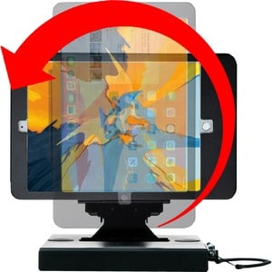 CTA Digital Tabletop Security Stand - Up to 10.2" Screen Support - 7.3" Height x 10.3" Width x 8.5" Depth - Tabletop