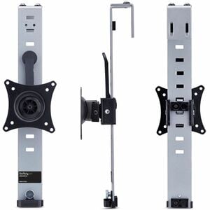 StarTech.com Cubicle Monitor Mount, Office Cubicle Wall Single 34" (17.6lb/8kg) VESA Monitor Hanger, Height Adjustable, Ha