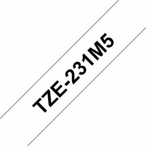 Brother Multipurpose Label - Rectangle - White - Laminated