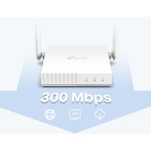 TP-Link Wi-Fi 4 IEEE 802.11n Ethernet Wireless Router - 2.40 GHz ISM Band - 2 x Antenna(2 x External) - 37.50 MB/s Wireles