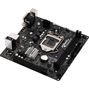 ASRock H310CM-DVS Desktop Motherboard - Intel H310 Chipset - Socket H4 LGA-1151 - Micro ATX - Core i7 Processor Supported 