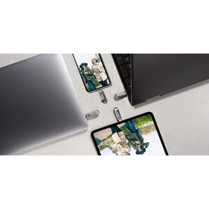 Pen Drive SanDisk Ultra Dual Drive Luxe - 32 GB - USB 3.1 (1° generazione) Type A, USB 3.1 (Gen 1) Tipo C - Argento - 150 