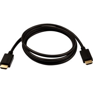 Câble A/V V7 V7HDMIPRO-2M-BLK - 2,01 m HDMI - Cable for Périphérique audio/vidéo, PC, Moniteur, HDTV, Projecteur - 1er bou