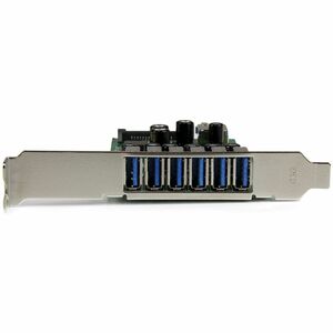 7 PORT PCI EXPRESS USB 3.0 CARD - STANDARD & LOW-PROFILE - SATA POWER - UASP SUPPORT - 1 INTERNAL & 6 EXTERNAL USB 3.0 POR