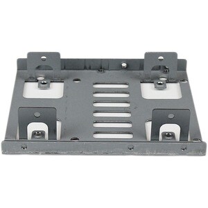 DUAL 2.5 SATA HARD DRIVE TO 3.5 BAY MOUNTING BRACKET - 2.5 TO 3.5 HARD DRIVE MOUNTING BRACKET WITH SATA POWER AND DATA CAB