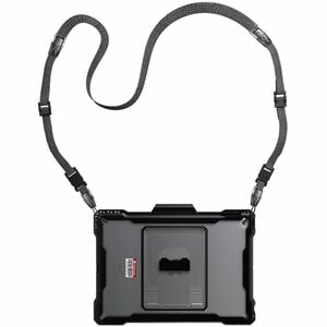 MAXCases Clip-On Shoulder Strap for Shield Extreme-X and -X2 & any tablet case with corner through-holes (Black) - Adjusta