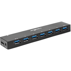 Rocstor 7-port USB Hub - USB 3.0 - External - 7 USB Port(s) - 7 USB 3.0 Port(s)