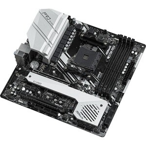 ASRock X570M Pro4 Desktop Motherboard - AMD Chipset - Socket AM4 - Micro ATX - 128 GB DDR4 SDRAM Maximum RAM - DIMM, UDIMM