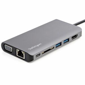 StarTech.com DKT30CHVAUSP. Konnektivitätstechnologie: Kabelgebunden, Hostschnittstelle: USB 3.2 Gen 1 (3.1 Gen 1) Type-C, 
