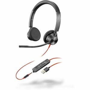 Plantronics Blackwire BW3320-M USB-A Wired Over-the-head Stereo Headset - Binaural - Supra-aural - 32 Ohm - 20 Hz to 20 kH