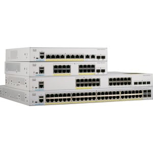 Cisco Catalyst 1000 C1000-16P 16 Portas Gerenciável Comutador Ethernet - 2 Camada suportada - Modular - 2 Slots SFP - Cabo