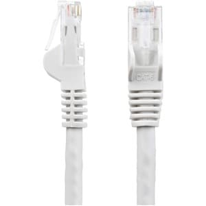 StarTech.com 1.5m CAT6 Ethernet Cable - White Snagless Gigabit - 100W PoE UTP 650MHz Category 6 Patch Cord UL Certified Wi