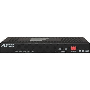 AMX DX-RX-4K60 DXLink 4K60 HDMI Receiver Module - 1 Output Device - 328 ft Range - 1 x Network (RJ-45) - 2 x USB - 1 x HDM