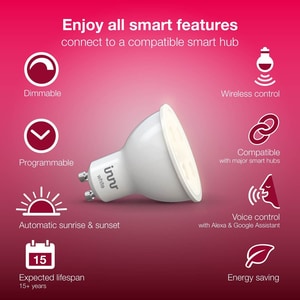 Lampadina LED innr - 4,80 W - 50 W Watt equivalenti alle lampadine a incandescenza - 230 V ca - 350 lm - Spot - Luce calda