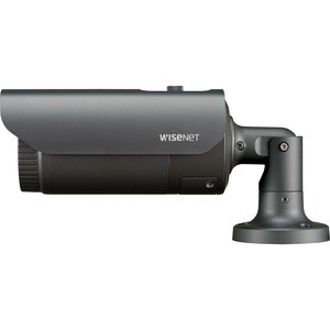 Cámara de red Wisenet QNO-8080R 5Megapíxel HD - Bala - Gris Oscuro - 30m - H.265, H.264, MJPEG - 2592 x 1944 - 3.20mm Zoom