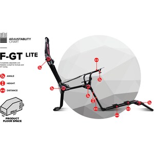 Next Level Racing F-GT Lite Simulation Cockpit - Fabric