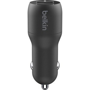 Belkin BoostCharge 12 W Auto Adapter - USB - For USB Type A Device - 12 V DC Input - 5 V DC Output