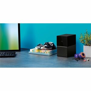 WD My Book Duo Desktop RAID Storage - 2 x HDD Supported - 36 TB Supported HDD Capacity - 28 TB Installed HDD Capacity - RA